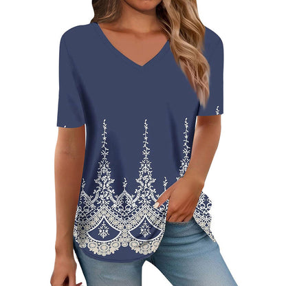 New Springsummer Womens Clothing Figure-flattering Slimming Short-sleeve Design