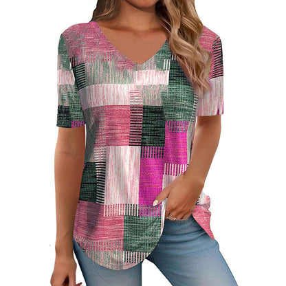 New Springsummer Womens Clothing Figure-flattering Slimming Short-sleeve Design
