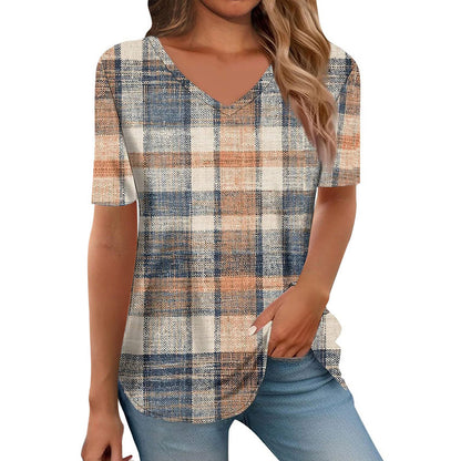 New Springsummer Womens Clothing Figure-flattering Slimming Short-sleeve Design