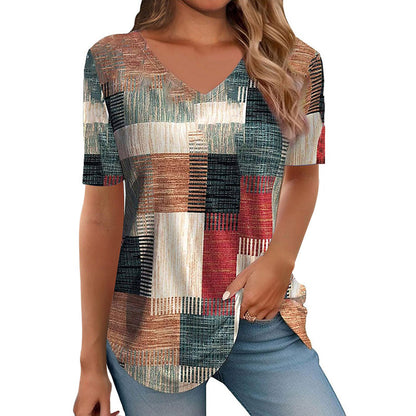 New Springsummer Womens Clothing Figure-flattering Slimming Short-sleeve Design