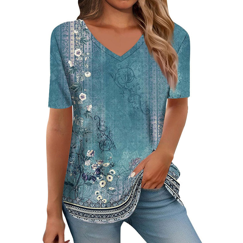 New Springsummer Womens Clothing Figure-flattering Slimming Short-sleeve Design